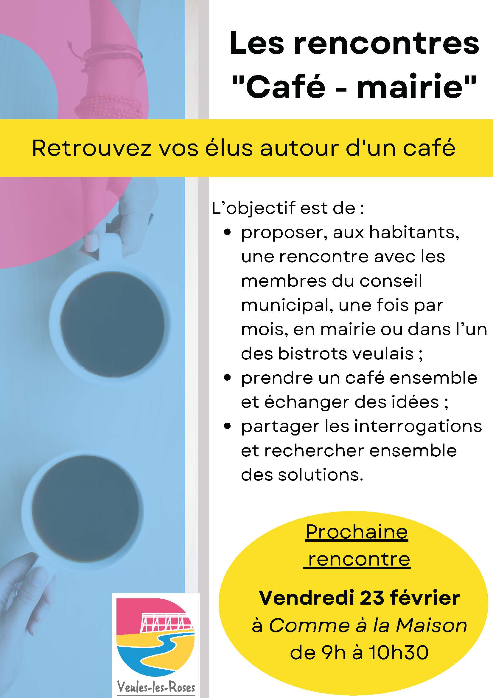 Les rencontres Café mairie Découvrir Veules les Roses